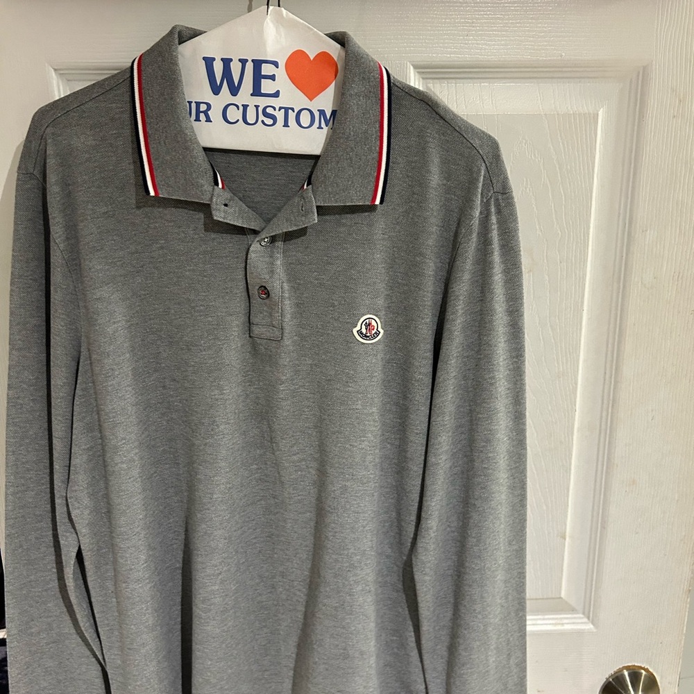 COPY - Moncler gray sweater dress shirt